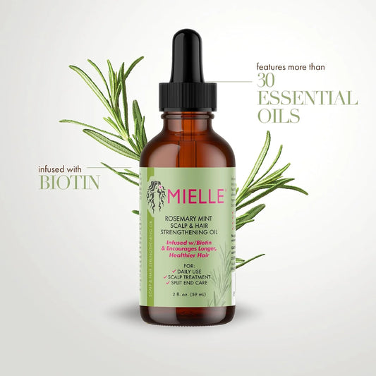 Mielle Rosemary Mint Scalp & Hair Oil and Hair Masque