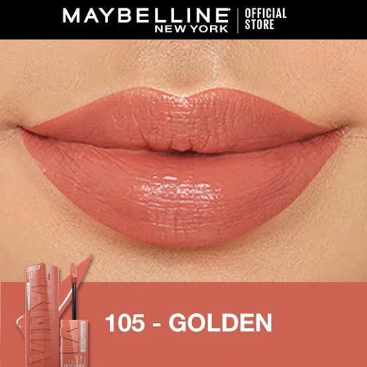 Maybelline Super Stay Vinyl Ink Lipcolor (105-Golden)
