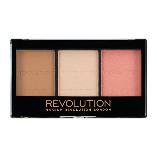 Makeup Revolution Ultra Contour Kit Fair C01 Bronzer / Highlighter & Blush