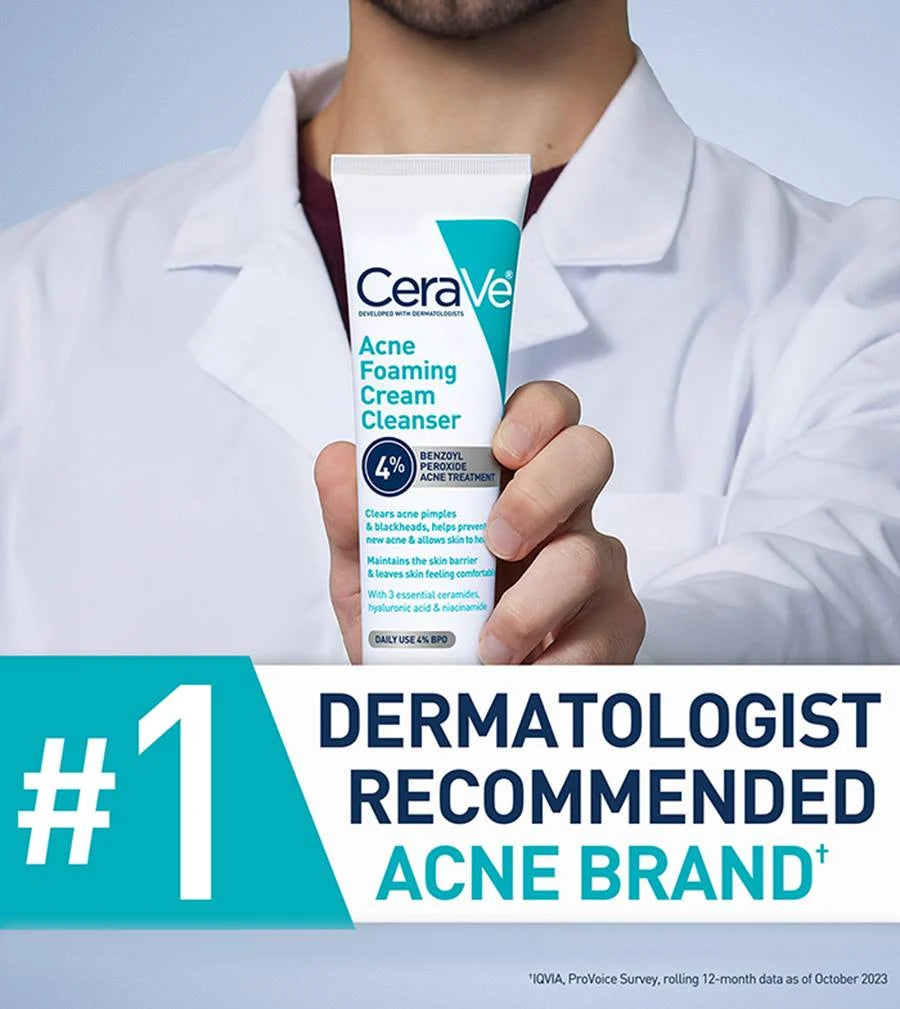 CeraVe Acne Foaming Cream Cleanser – 150ml