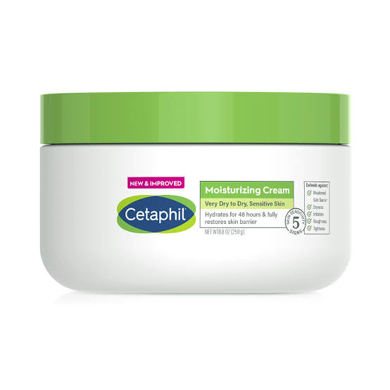 Cetaphil Moisturizing Cream, Sensitive Skin, Dry to Very Dry (250gm)