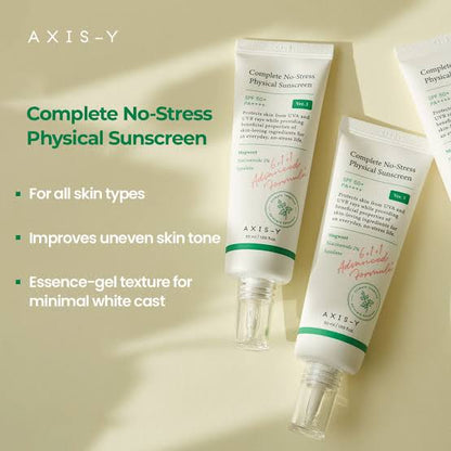 AXIS-Y Complete No-Stress Physical Sunscreen 50ml