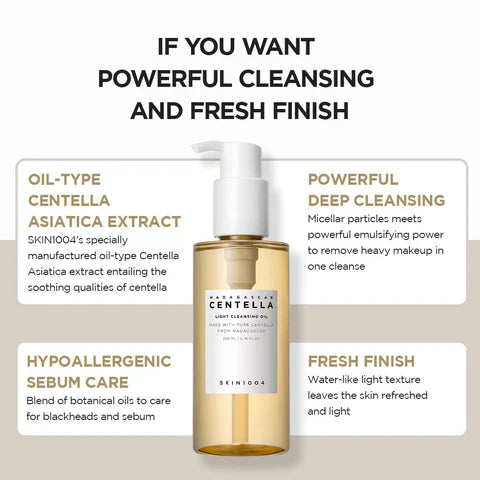 Madagascar Centella Light Cleansing Oil- 200ml