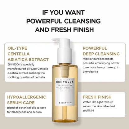 Madagascar Centella Light Cleansing Oil- 200ml